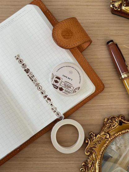 Tea Cafe 10mm Washi Tape | Cafe No. 2