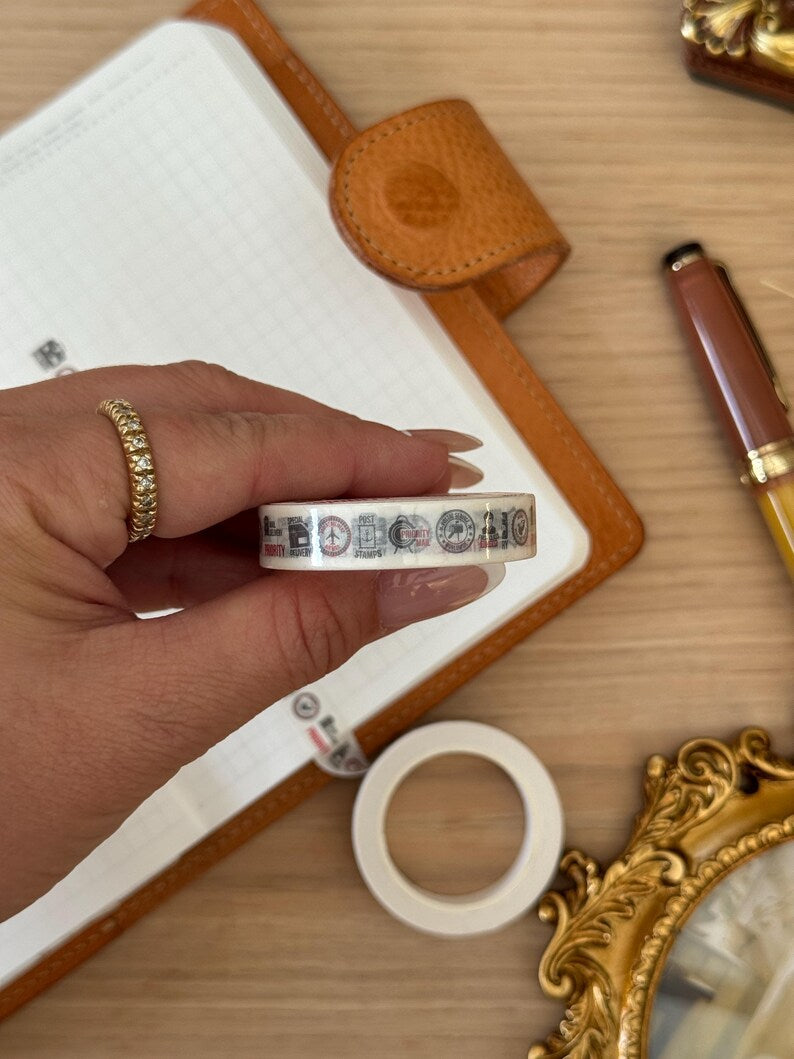 Priority Mail 10mm Washi Tape | Postmarks 1