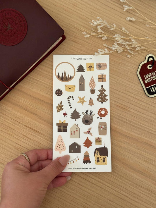 Cute Holiday Christmas Stickers | OPK 39