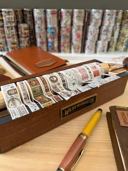 Bon Voyage 10mm Washi Tape Slim | Postmarks 2