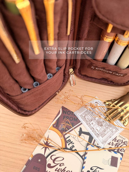 Pen Pouch | Strawberry Milk Canvas