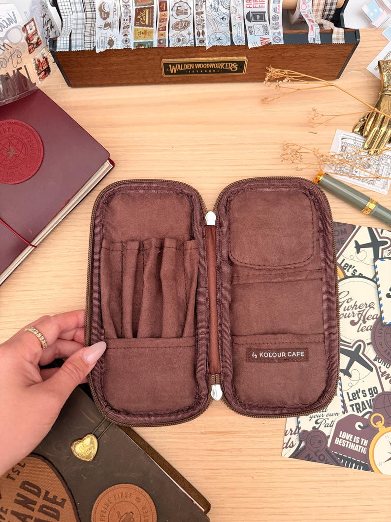 Pen Pouch | Moka Canvas