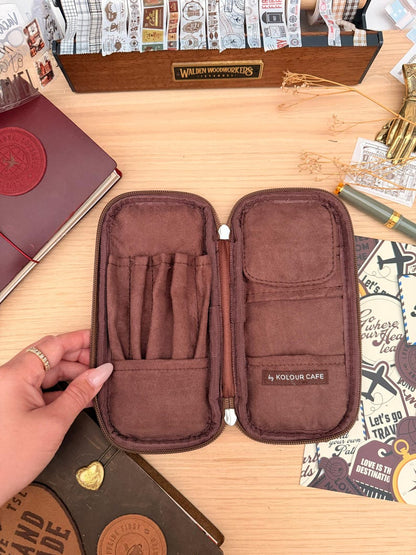 Pen Pouch | Moka Canvas