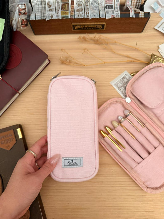 Pen Pouch | Strawberry Milk Canvas