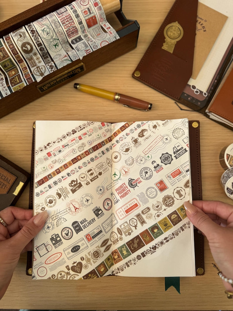 Coffee Stamps 10mm Washi Tape | Cafe No. 3