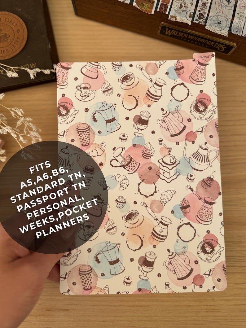 Pencil Dashboard Tab Divider | Pink Coffee