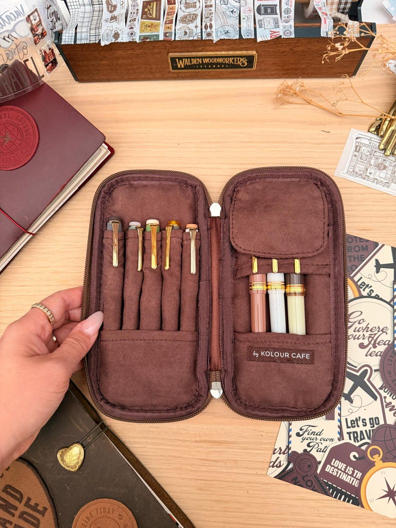 Pen Pouch | Moka Canvas