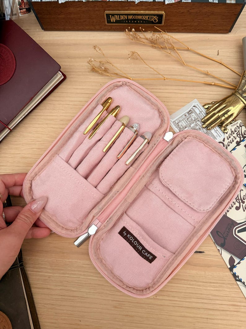 Pen Pouch | Strawberry Milk Canvas