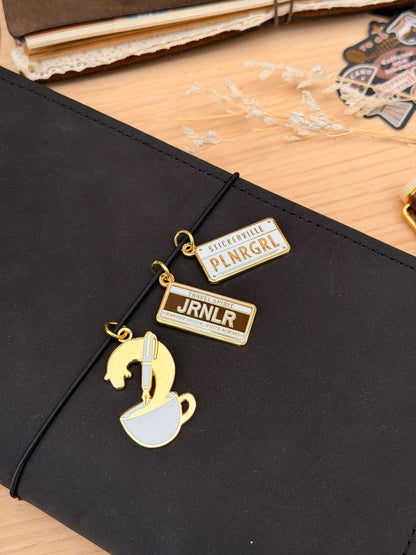 Planner Charm | Journaler License Plate