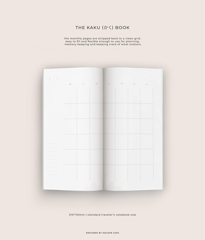 Kaku Journal Planner Hybrid