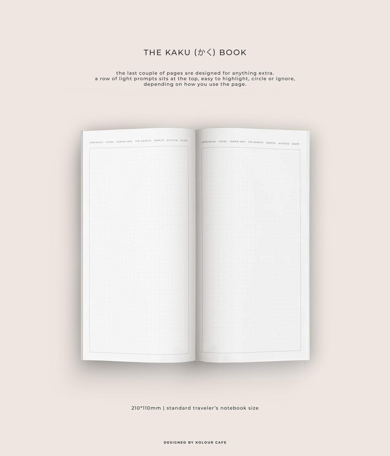 Kaku Journal Planner Hybrid