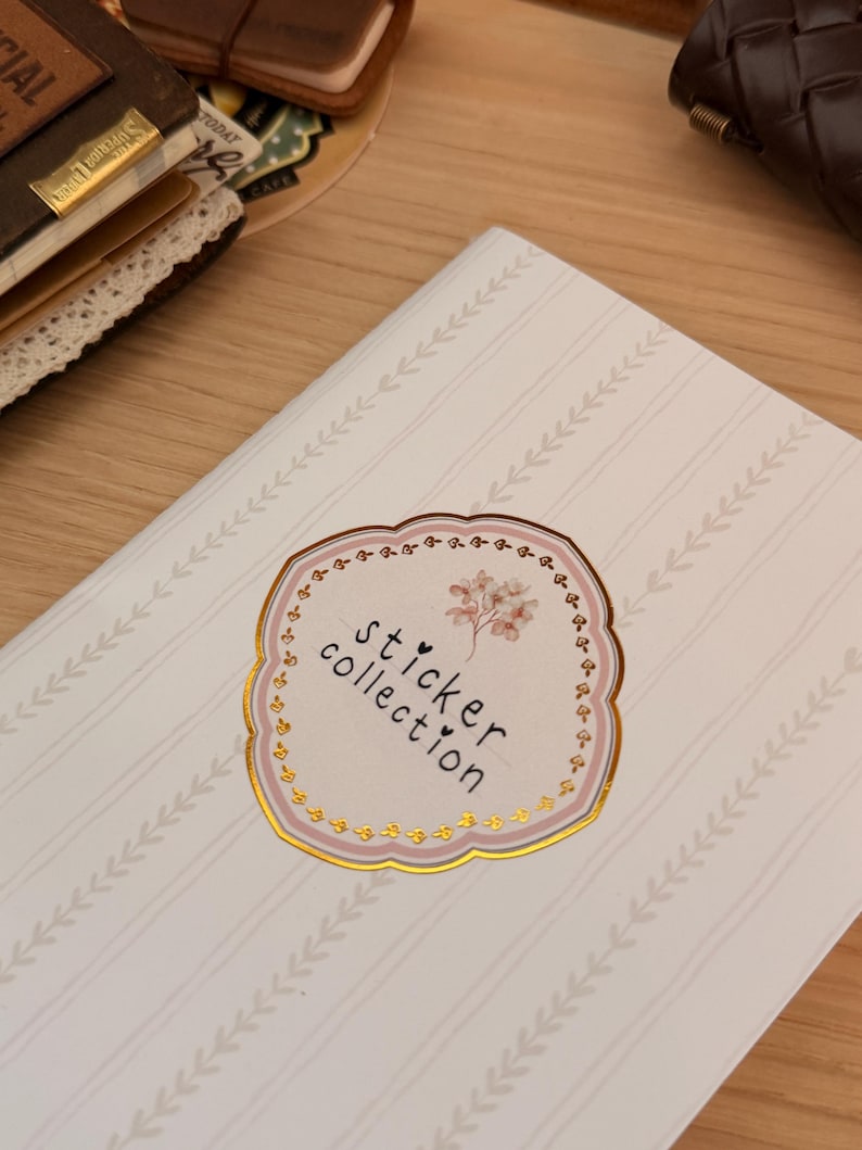 Foiled Sticker Album Insert for Traveler's Notebook | Sticker Collection