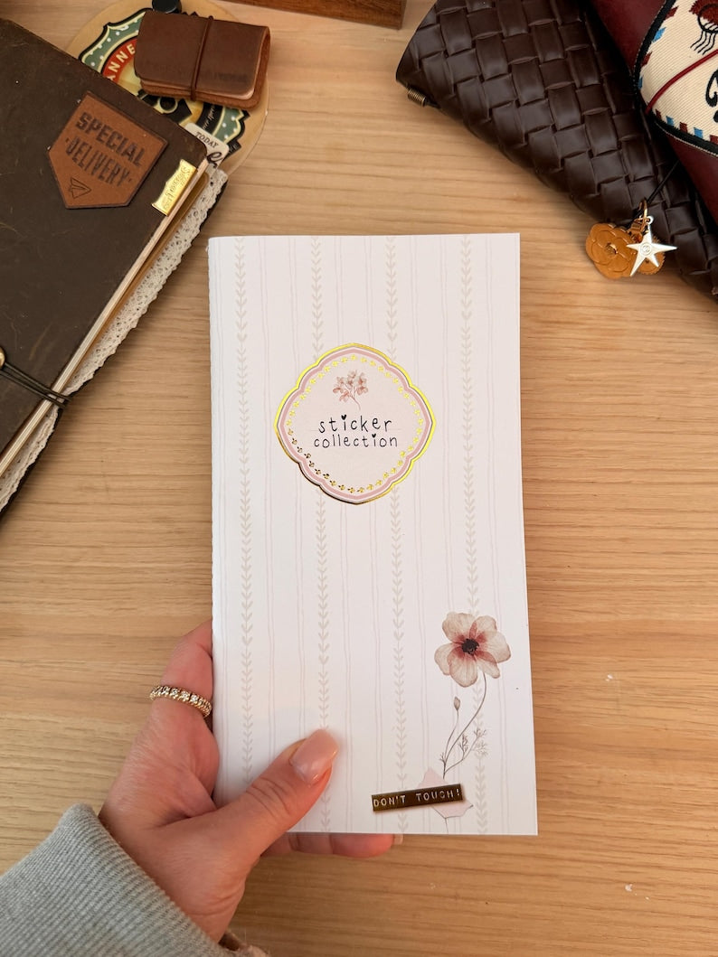 Foiled Sticker Album Insert for Traveler's Notebook | Sticker Collection