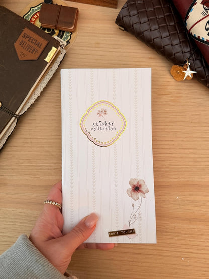 Foiled Sticker Album Insert for Traveler's Notebook | Sticker Collection