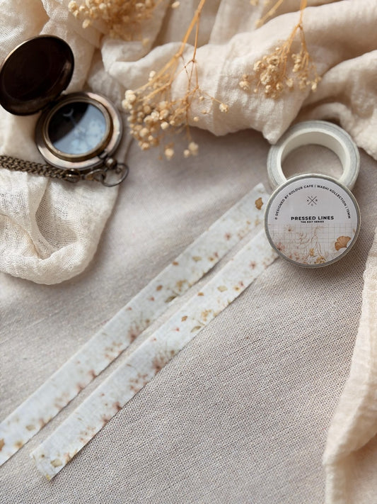 Pressed Lines 15mm Washi Tape | The Edit No.4