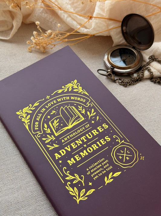 Foiled Blank Insert for Traveler's Notebook | Adventure