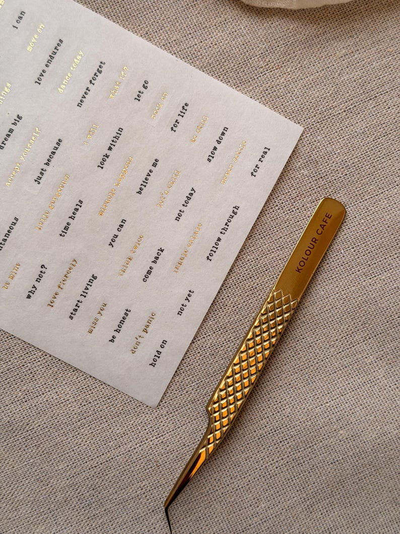 FOILED Journal Quotes Stickers