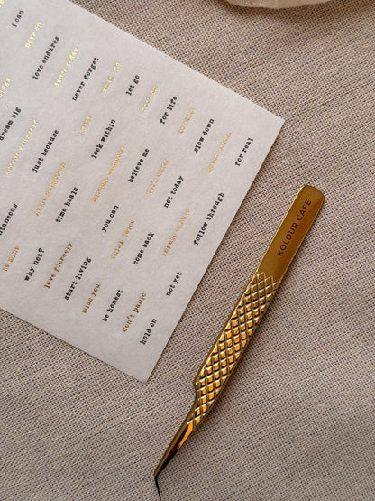 FOILED Journal Quotes Stickers