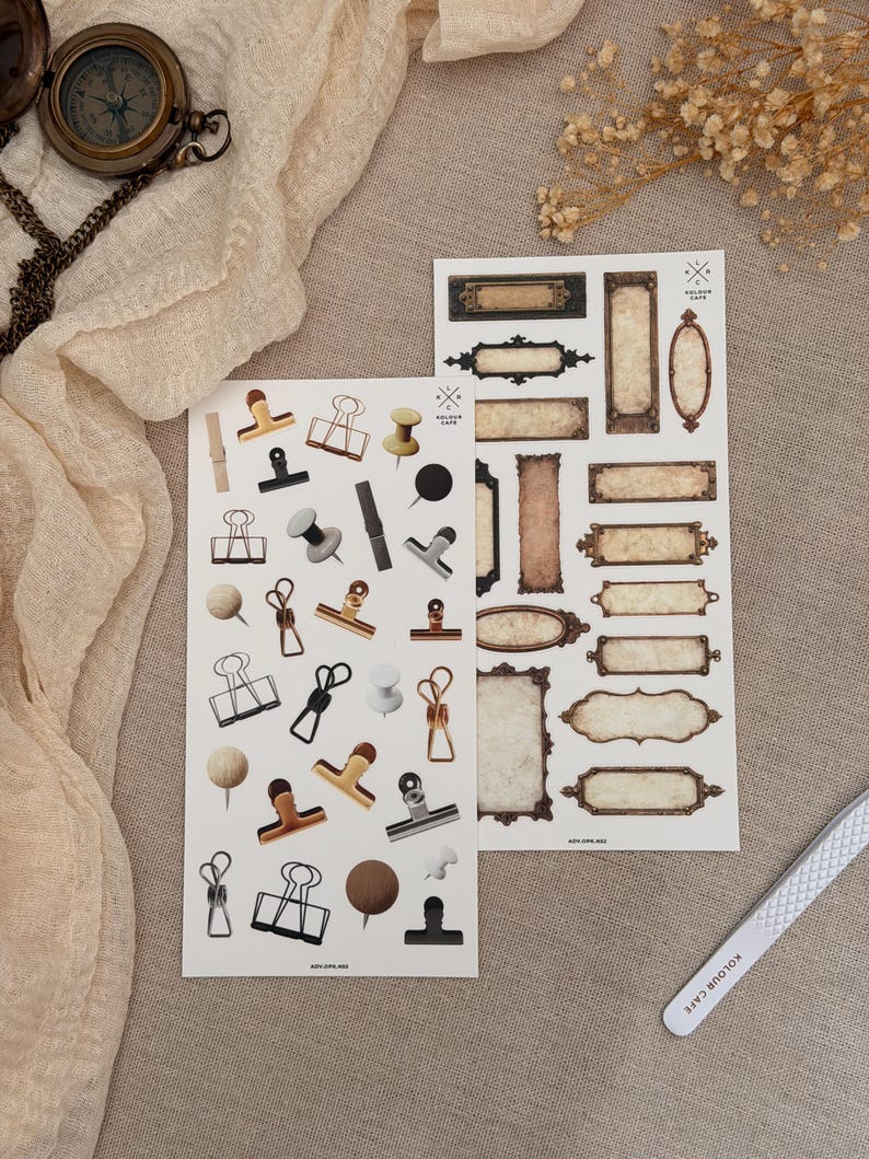 Vintage Labels Stickers | OPK52