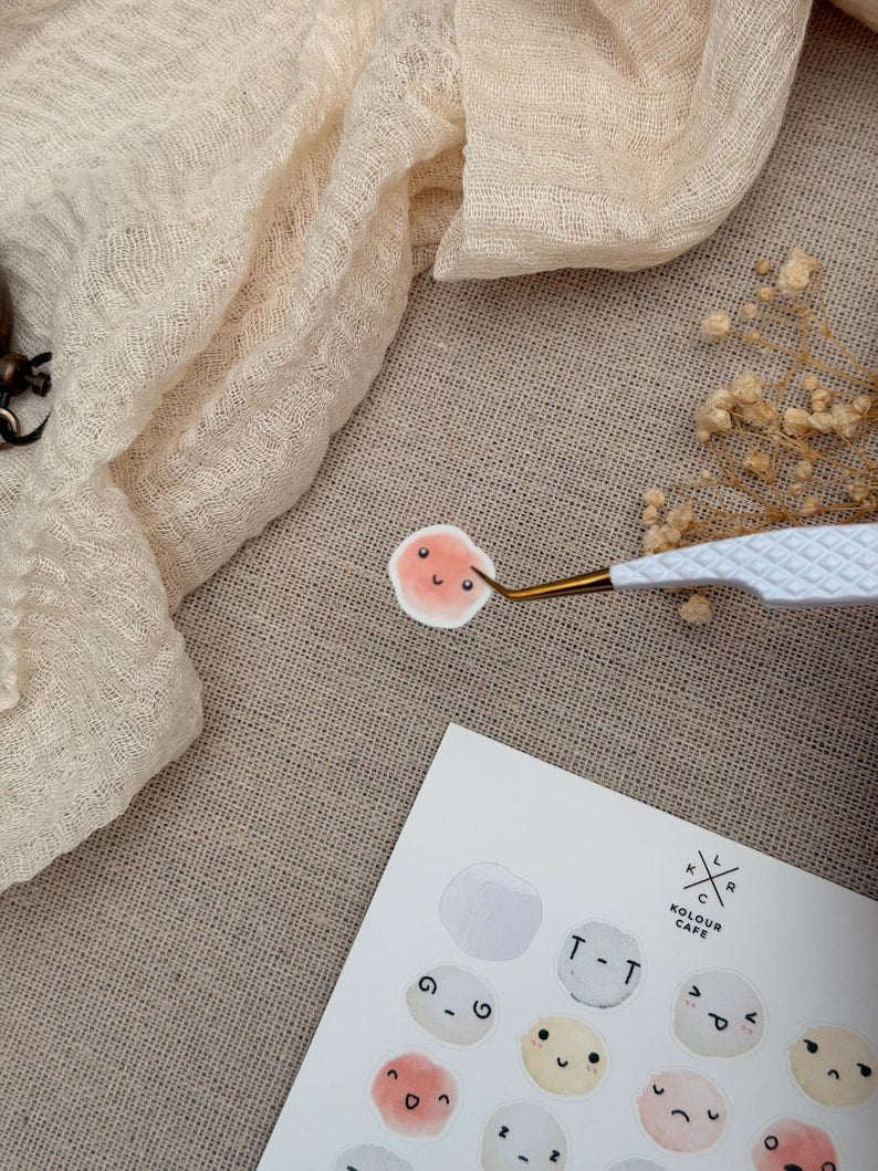 Cute Emotion Blobs Stickers | OPK51