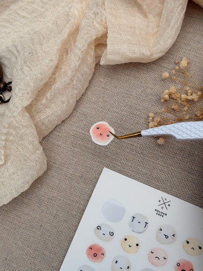 Cute Emotion Blobs Stickers | OPK51
