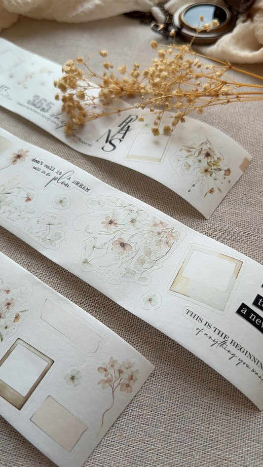 Soft Florals 50mm Washi Tape | Issue 016