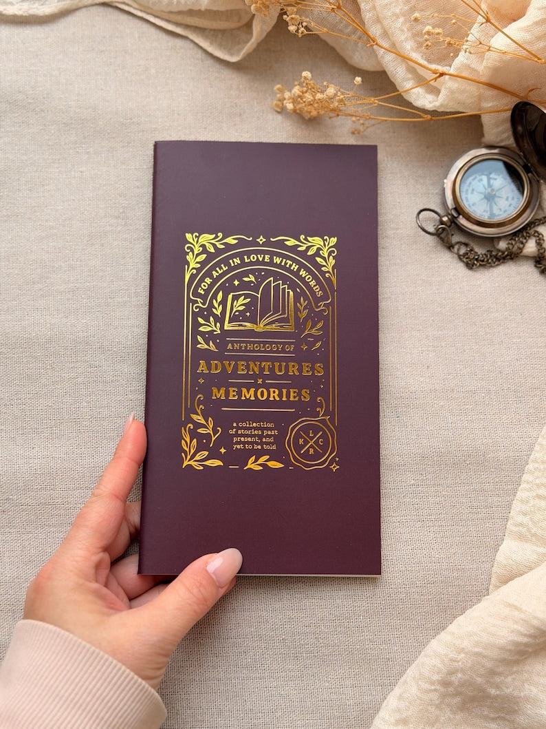 Foiled Blank Insert for Traveler's Notebook | Adventure