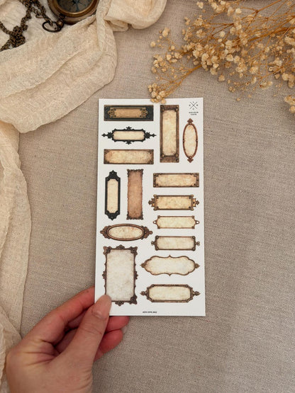 Vintage Labels Stickers | OPK52