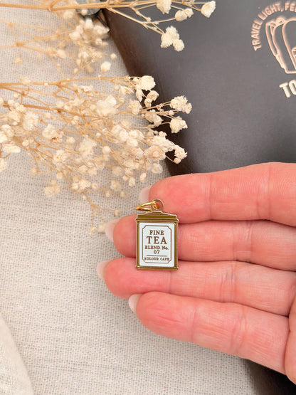 Tea Caddy Tin Planner Charm
