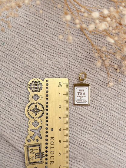 Tea Caddy Tin Planner Charm