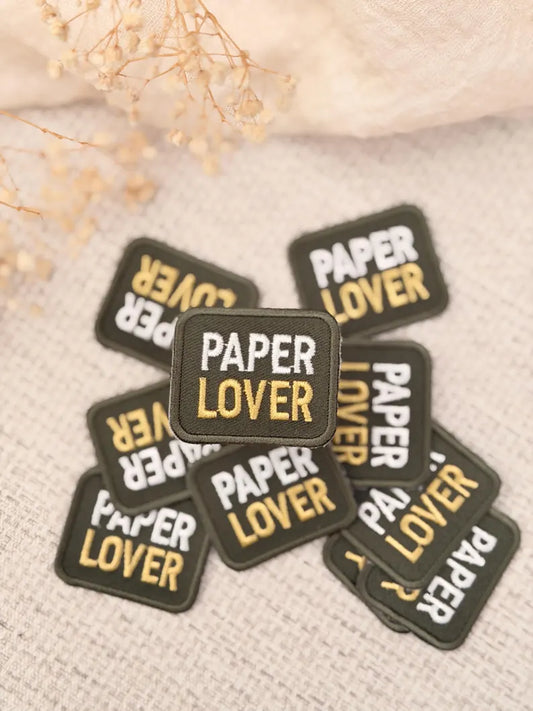 Paper Lover Embroidered Patch