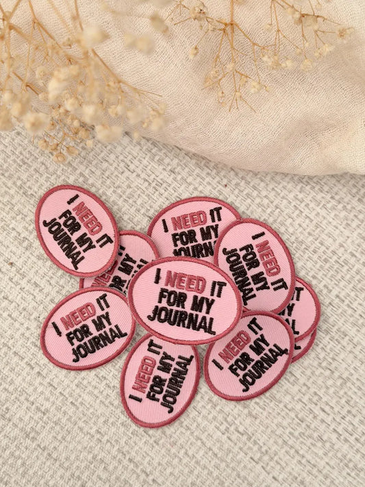 I need it for my journal embroidered patch
