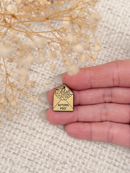 Autumn Post | Brass Planner Charm