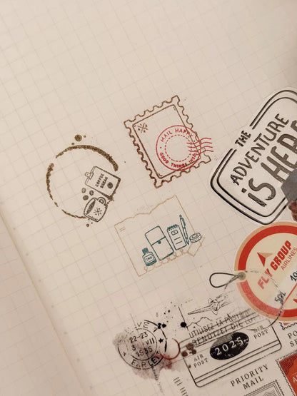 Stationery Sliding Stamp Set