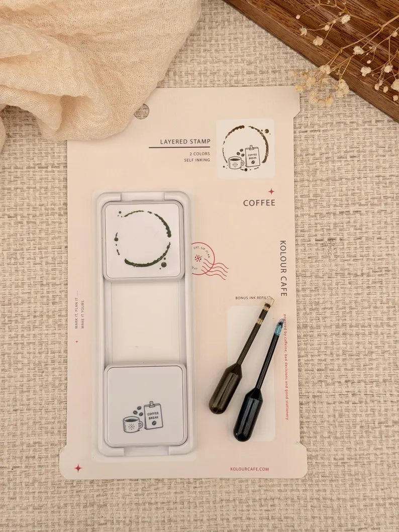 Coffee Sliding Stamp Set