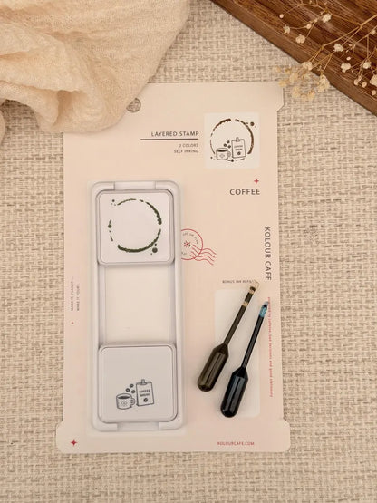 Coffee Sliding Stamp Set