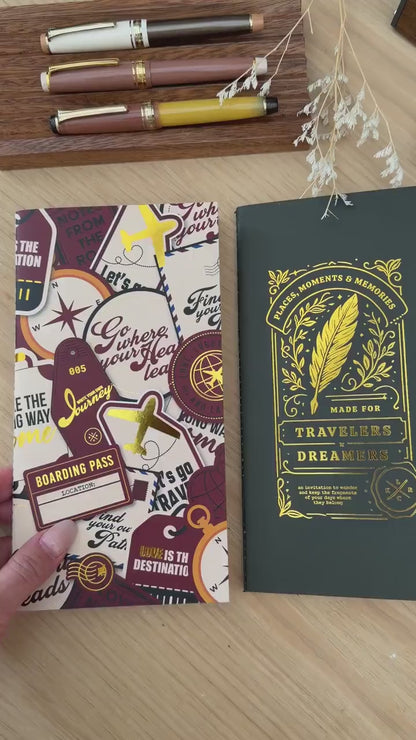 Foiled Blank Insert for Traveler's Notebook | Patches