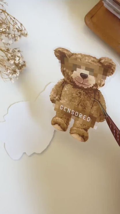 Teddy Vinyl Sticker