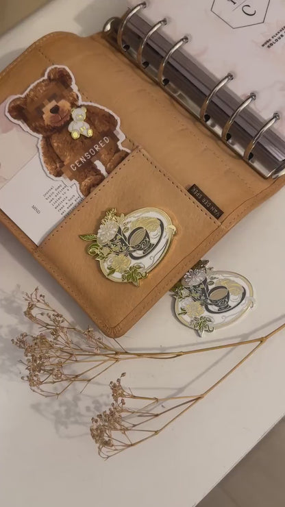 Planner Magnet | Flowers Tea and Coffee