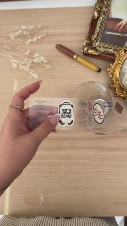 Kolour Cafe Travel Stamps PET Tape | Issue 023